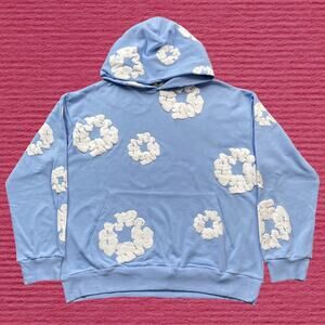 Denim Tears Light Blue Hoodie